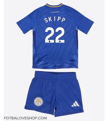 Leicester City Oliver Skipp #22 Dětské Domácí Dres 2024-25 Krátký Rukáv (+ trenýrky)